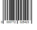 Barcode Image for UPC code 0000772025423