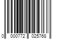 Barcode Image for UPC code 0000772025768