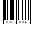 Barcode Image for UPC code 0000772029360