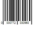 Barcode Image for UPC code 0000772030960