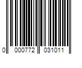 Barcode Image for UPC code 0000772031011