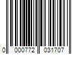 Barcode Image for UPC code 0000772031707