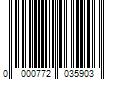 Barcode Image for UPC code 0000772035903