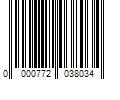 Barcode Image for UPC code 0000772038034