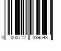 Barcode Image for UPC code 0000772039543