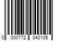 Barcode Image for UPC code 0000772040105