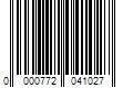 Barcode Image for UPC code 0000772041027