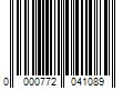 Barcode Image for UPC code 0000772041089