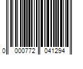 Barcode Image for UPC code 0000772041294