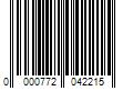 Barcode Image for UPC code 0000772042215