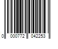 Barcode Image for UPC code 0000772042253