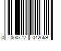 Barcode Image for UPC code 0000772042659