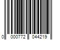 Barcode Image for UPC code 0000772044219