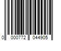 Barcode Image for UPC code 0000772044905