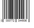 Barcode Image for UPC code 0000772044936