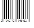 Barcode Image for UPC code 0000772045452