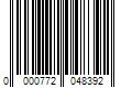 Barcode Image for UPC code 0000772048392