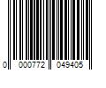 Barcode Image for UPC code 0000772049405