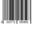 Barcode Image for UPC code 0000772050593