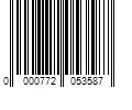 Barcode Image for UPC code 0000772053587