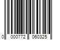 Barcode Image for UPC code 0000772060325