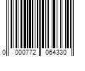 Barcode Image for UPC code 0000772064330