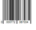 Barcode Image for UPC code 0000772067034