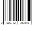 Barcode Image for UPC code 0000772090810