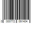 Barcode Image for UPC code 0000772091404