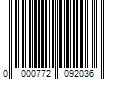 Barcode Image for UPC code 0000772092036