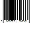 Barcode Image for UPC code 0000772093361