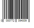 Barcode Image for UPC code 0000772094009