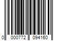 Barcode Image for UPC code 0000772094160