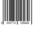 Barcode Image for UPC code 0000772125826