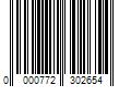 Barcode Image for UPC code 0000772302654