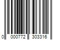 Barcode Image for UPC code 0000772303316