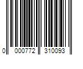 Barcode Image for UPC code 0000772310093