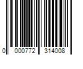 Barcode Image for UPC code 0000772314008