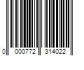 Barcode Image for UPC code 0000772314022