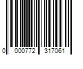 Barcode Image for UPC code 0000772317061