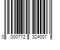 Barcode Image for UPC code 0000772324007