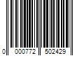 Barcode Image for UPC code 0000772502429