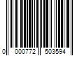 Barcode Image for UPC code 0000772503594