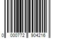 Barcode Image for UPC code 0000772904216