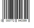 Barcode Image for UPC code 0000772940399