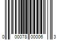 Barcode Image for UPC code 000078000063