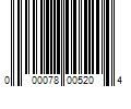 Barcode Image for UPC code 000078005204