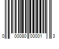 Barcode Image for UPC code 000080000013