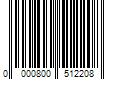 Barcode Image for UPC code 0000800512208