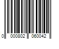 Barcode Image for UPC code 0000802060042